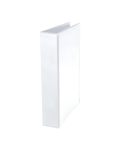 Fichário Universitário 4 argolas Branco A4 com Capa Plástica Dac