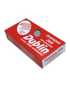 Grampo 26/6 Galvanizado Dublin CX 5000 un