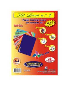 Kit Leoni Nº1 Papéis Escolares