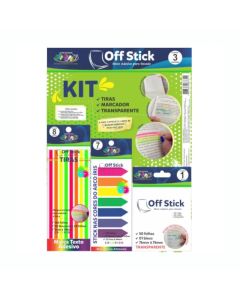Kit Tiras/ Marcador/ Transparente Off Paper