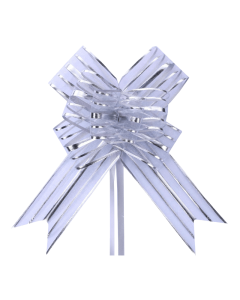 Laço Fácil G Organza Prata Make +