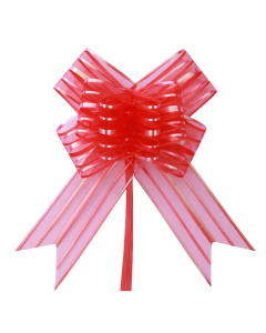 Laço Fácil G Organza Vermelho Make +