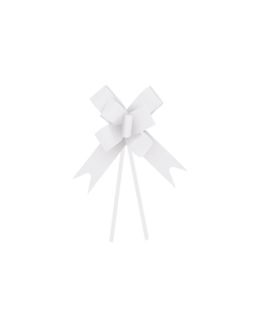 Laço Pronto 18mm Liso Branco Cromus