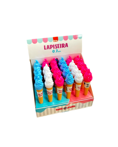 Lapiseira 0.7mm Ice Cream Tutti-Futti BRW Caixa c/24 un