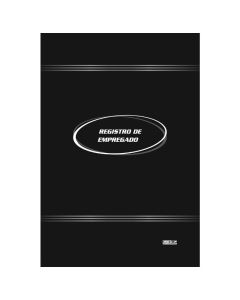 Livro Registro de Empregado 50 folhas São Domingos