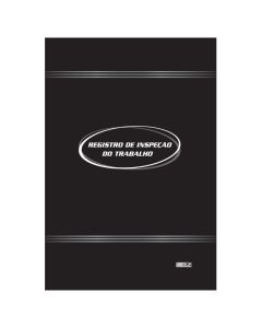 Livro Registro de Inspeção do Trabalho 50 folhas São Domingos