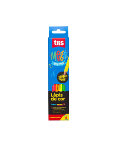 Lápis de Cor 6 Cores Soft Color Tons Neon Tris
