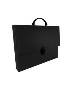 Maleta Novaonda A4 com Alça Preta Polibras