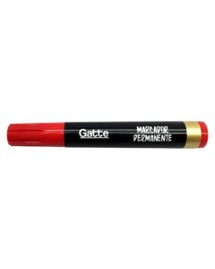 Marcador Permanente Vermelho Gatte