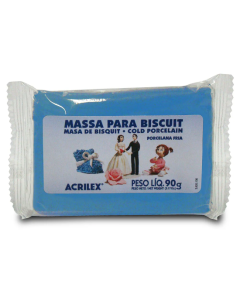 Massa de Biscuit 90g Acrilex Azul Celeste