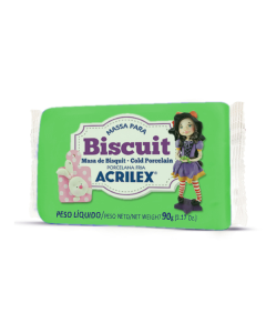 Massa de Biscuit 90g Acrilex Verde Folha