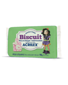Massa de Biscuit 90g Acrilex Verde Musgo