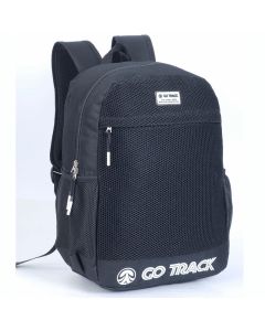 Mochila Escolar Go Track Mesh Preta/Bc Isibras