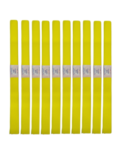 Papel Crepom Amarelo 48cm x 2m Ridet PT c/10 un