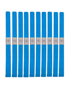 Papel Crepom Azul Royal 48cm x 2m Ridet PT c/10 un