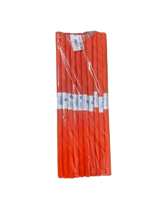 Papel Crepom Impermeável Laranja 48cm x 2m Ridet PT c/10 un