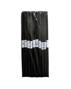 Papel Crepom Impermeável Preto 48cm x 2m Ridet PT c/10 un