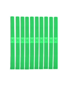 Papel Crepom Impermeável Verde Folha 48cm x 2m Ridet Pacote c/10 un