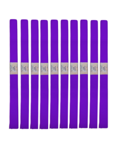 Papel Crepom Roxo 48cm x 2m Ridet PT c/10 un