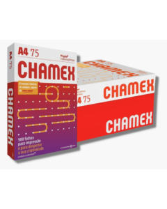 Papel Sulfite A4 Chamex 210mm x 297mm 75g Caixa 5000 folhas