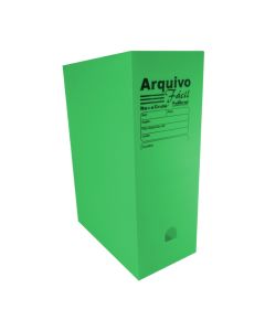 Pasta Arquivo Morto Verde Polibras Pacote c/5 un