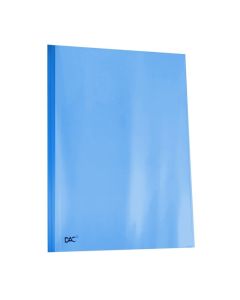 Pasta c/ Canaleta Plástica Azul A4 Dac