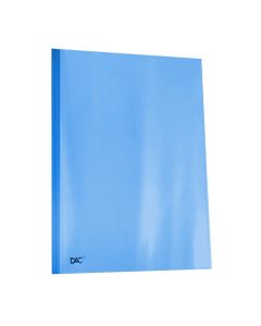 Pasta c/ Canaleta Plástica Azul A4 Dac PT c/10 un