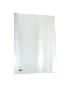 Pasta c/ Canaleta Plástica Cristal A4 Dac PT c/10 un