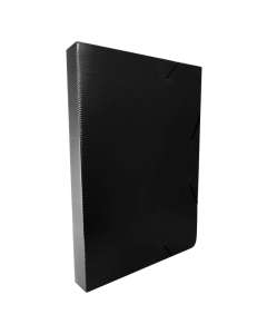 Pasta com Elástico SuperOnda 35 mm Preta Golden Kraft