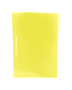 Pasta com Presilha Plástica Amarela Dac Pacote c/10 un