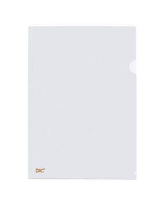 Pasta em L A4 Transparente Dac Pacote c/10 un