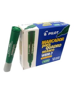 Pincel Para Quadro Branco Pilot Wbm-7 Verde Caixa C/ 12 Un