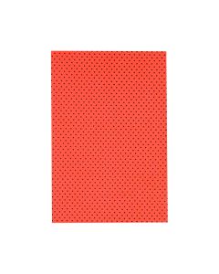 Placa de EVA 40cm x 60cm Estampado Poá Vermelho e Preto Make+ - 1 un