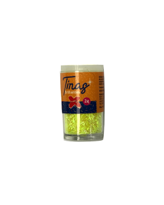 Pote de Glitter Tiras 2g Amarelo Neon Mega Artesanal