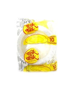 Prato Fundo 12cm Branco Trik Trik - 10 un