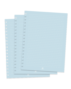 Refil Universitário 90g Caderno Smart Dac - 48 Folhas Azul