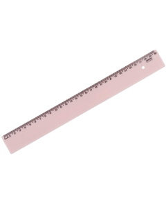 Régua New Line 30 cm Rosa Pastel Waleu
