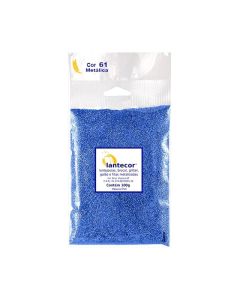 Saco de Glitter 100g Azul Lantecor