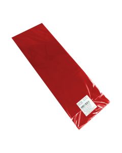 Saco de Presente Metalizado 15x44cm Vermelho Villa Pack PT 50 un