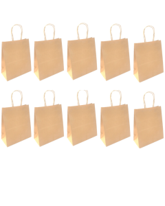 Sacola Kraft Nº1 16,4cm x 8,5cm x 21cm Scrity Pt 10 un