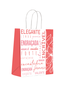 Sacola Mãe Virtudes (G) 22,5cm x 21cm x 8 cm Scrity