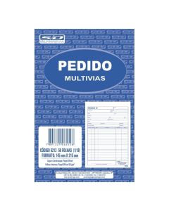 Talão de Pedido 1/18 50 folhas São Domingos