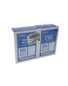 Talão de Pedido de Mesa com Cópia 50x2 São Domingos PT c/20 un