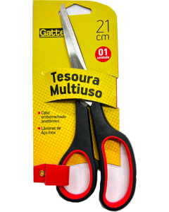 Tesoura Multiuso INOX 21cm Make+