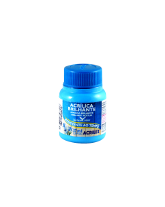 Tinta Acrílica Brilhante n-503 Azul Celeste Acrilex - 1 un