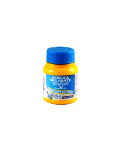 Tinta Acrílica Brilhante n-505 Amarelo Ouro Acrilex - 1 un