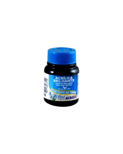 Tinta Acrílica Brilhante n-520 Preto Acrilex - 1 un