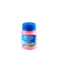 Tinta Acrílica Brilhante n-537 Rosa Acrilex - 1 un
