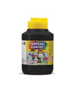 Tinta Guache 250 ml Preto nº 520 Acrilex