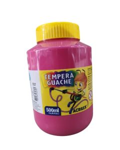 Tinta Guache 500 ml Rosa nº 537 Acrilex
